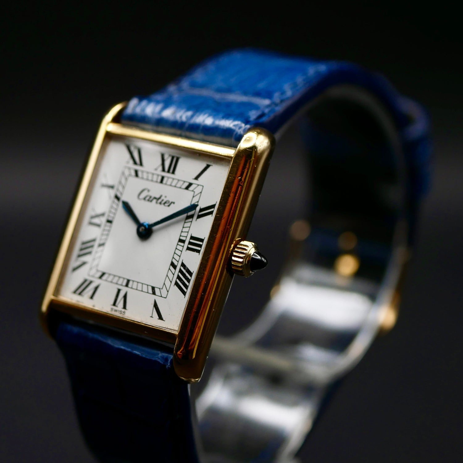 Cartier Tank Vermeil Manuale