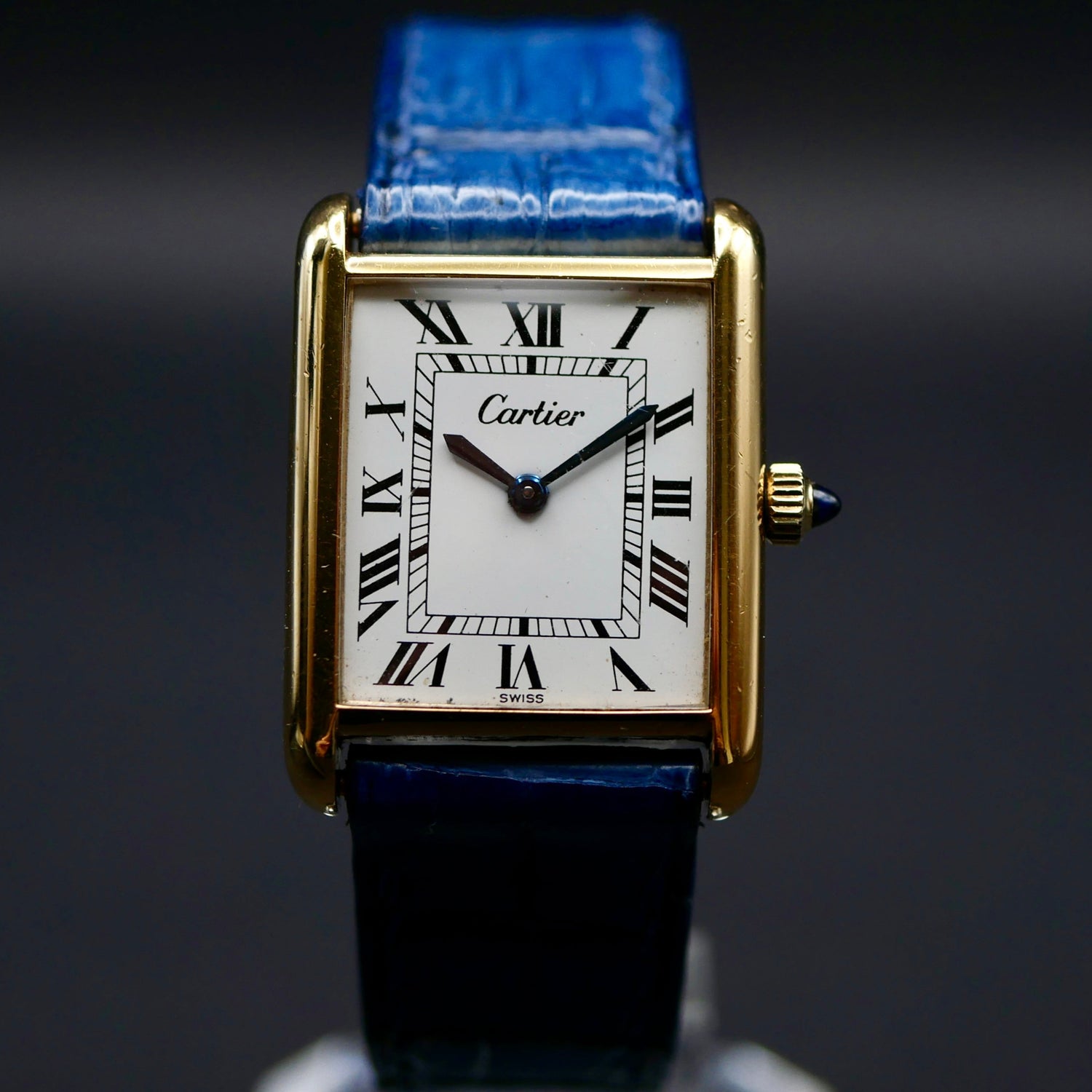 Cartier Tank Vermeil Manuale
