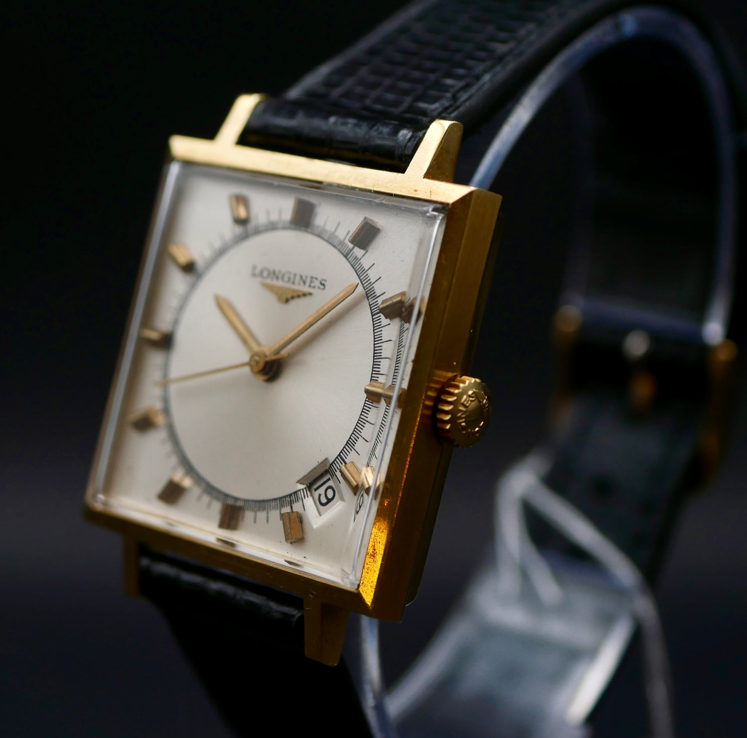 LONGINES SQUARE ORO 18KT