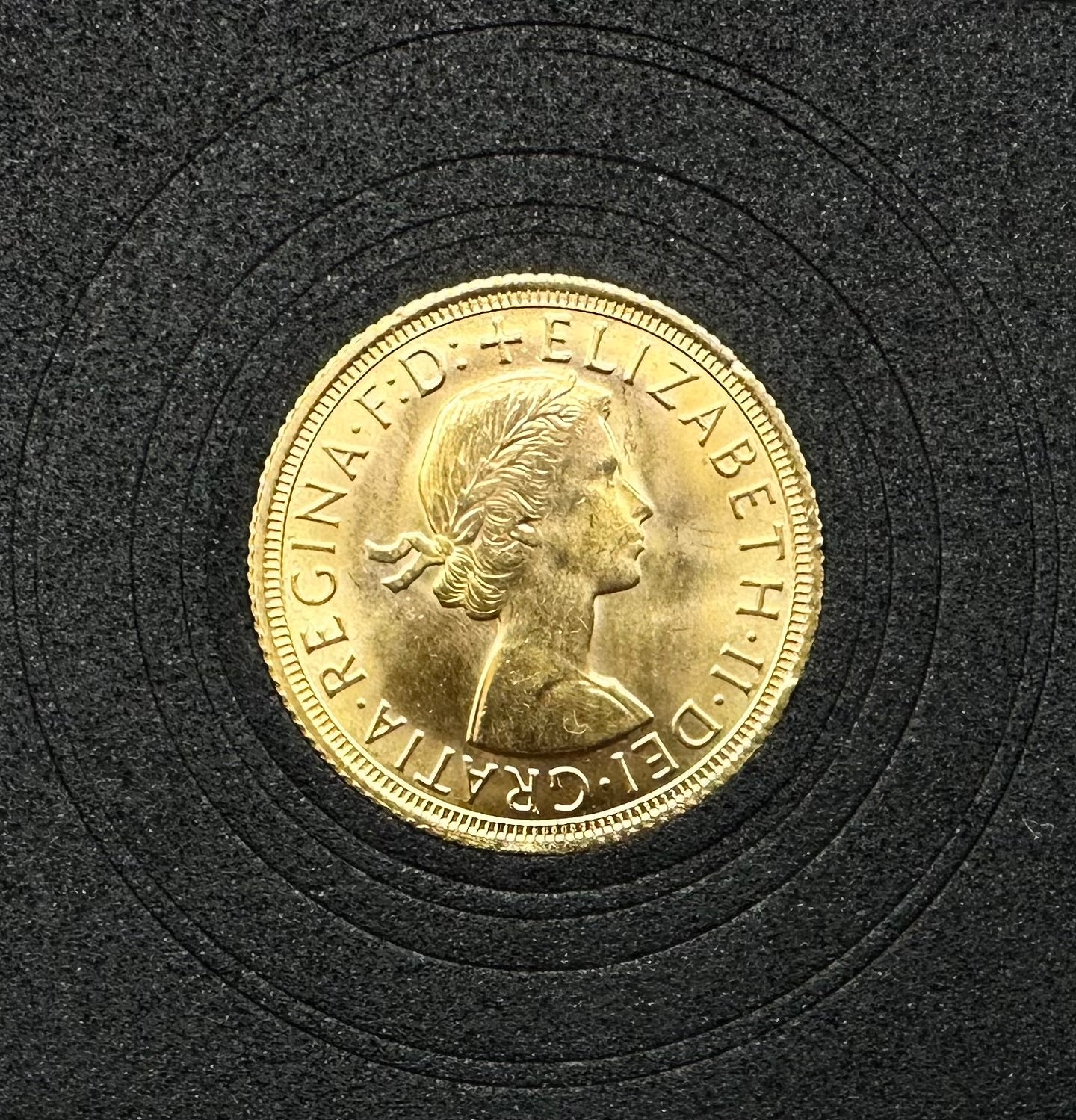 Sterlina VC 1967 Elisabetta II fiocco