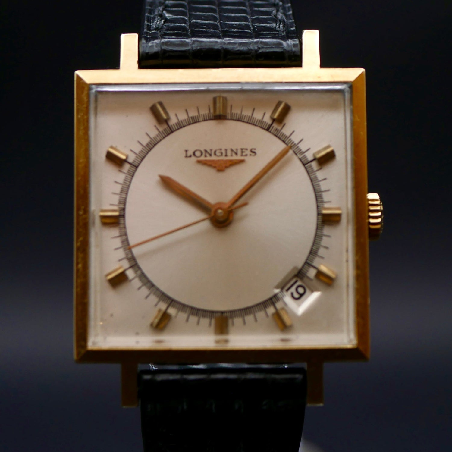 LONGINES SQUARE ORO 18KT