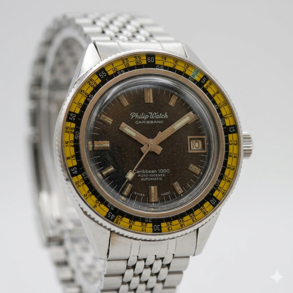 PHILIP WATCH CARIBBEAN 1000mt ref 702