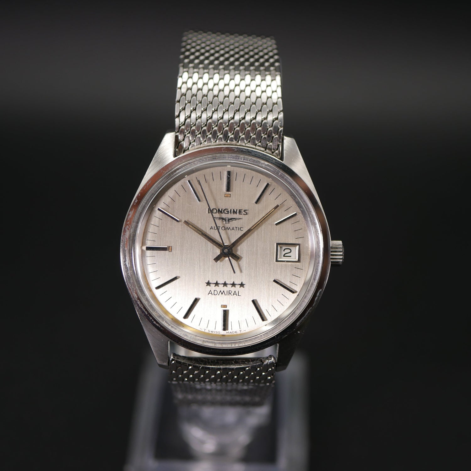 LONGINES ADMIRAL AUTOMATICO BRACCIALE ORIGINALE