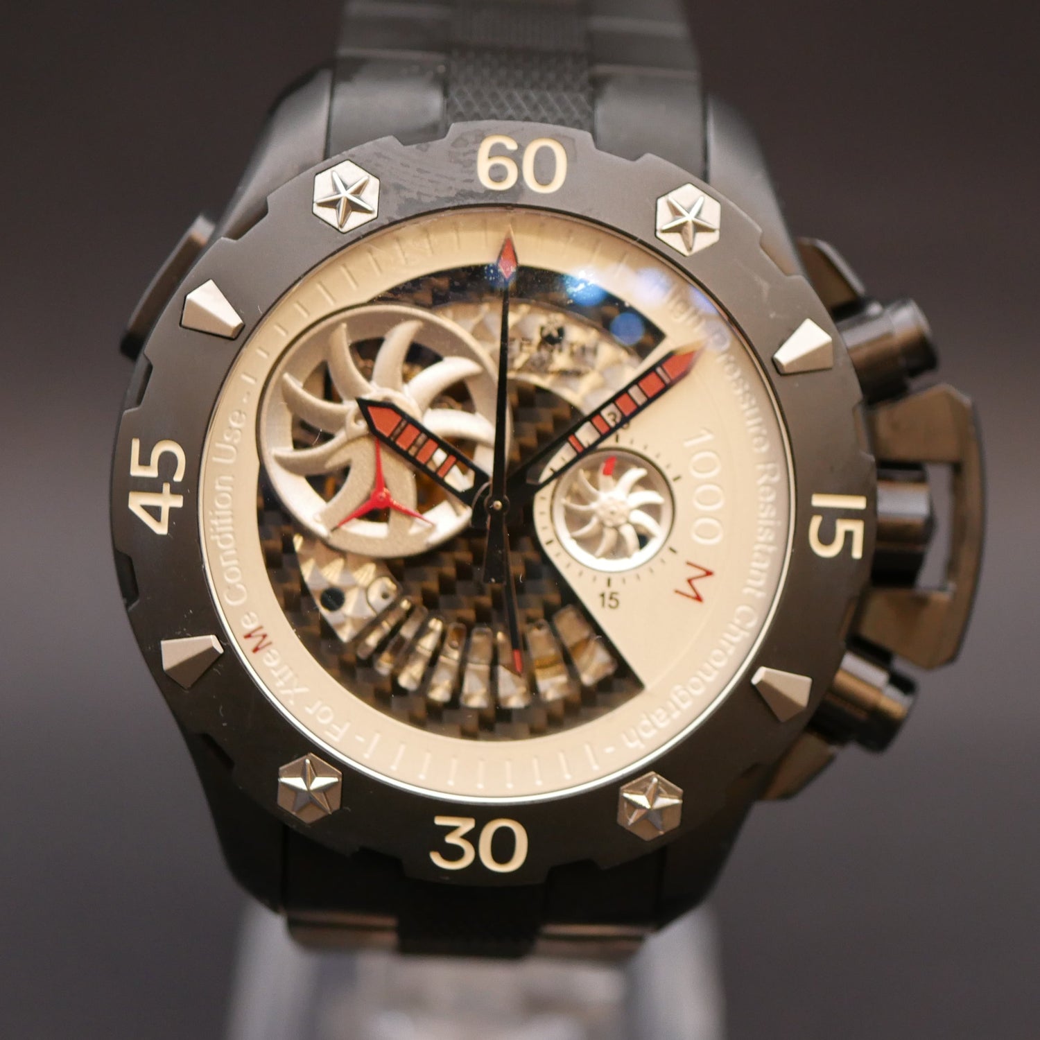 ZENITH DEFY EL PRIMERO EXTREME OPEN TITANIO 1000 mt