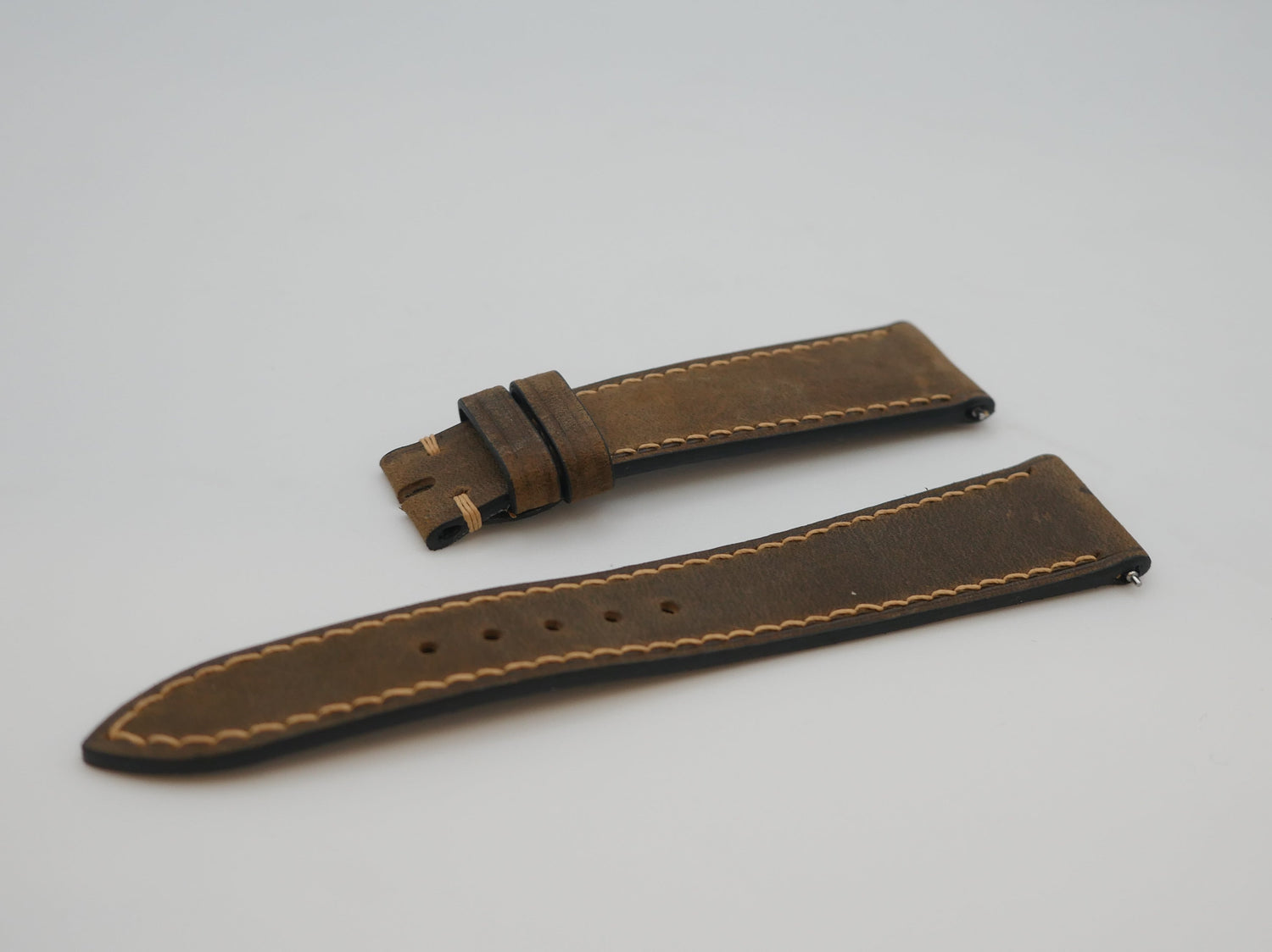 CINTURINO IN ANTILOPE CUDU TABACCO VINTAGE