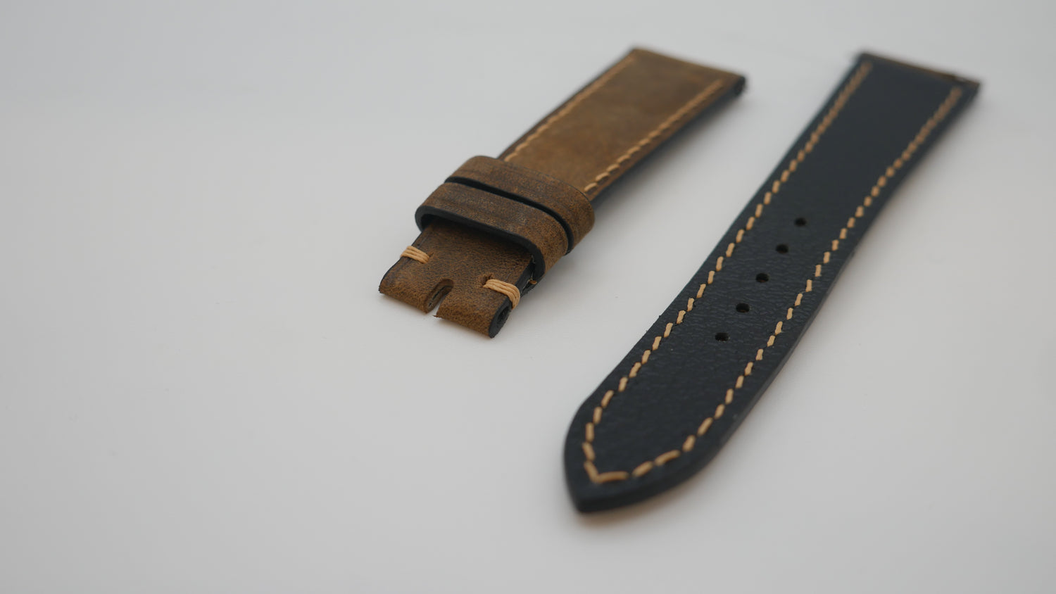 CINTURINO IN ANTILOPE CUDU TABACCO VINTAGE