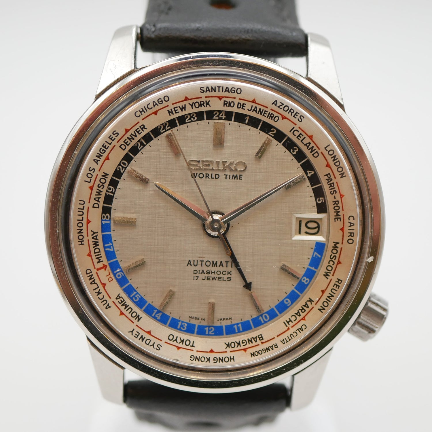 SEIKO 6217-7000  NAVIGATOR GMT WORLD TIME AUTOMATICO
