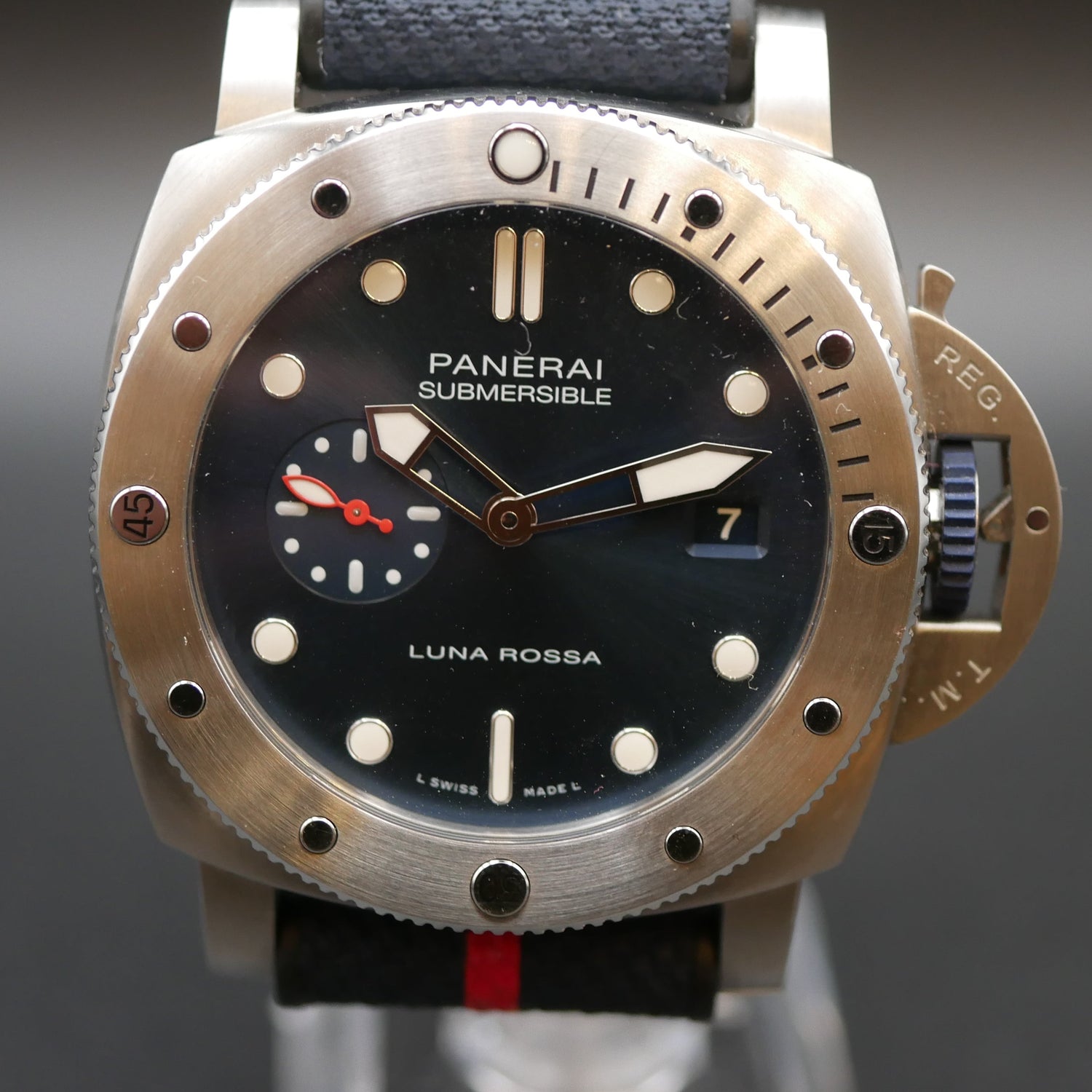 OFFICINE PANERAI SUBMERSIBLE EDIZIONE LIMITATA LUNA ROSSA PAM01391