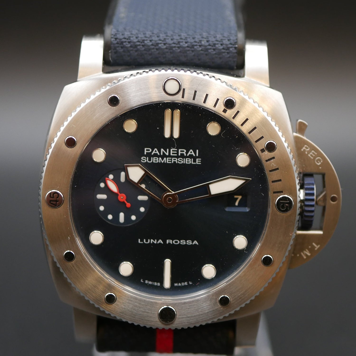 OFFICINE PANERAI SUBMERSIBLE EDIZIONE LIMITATA LUNA ROSSA PAM01391