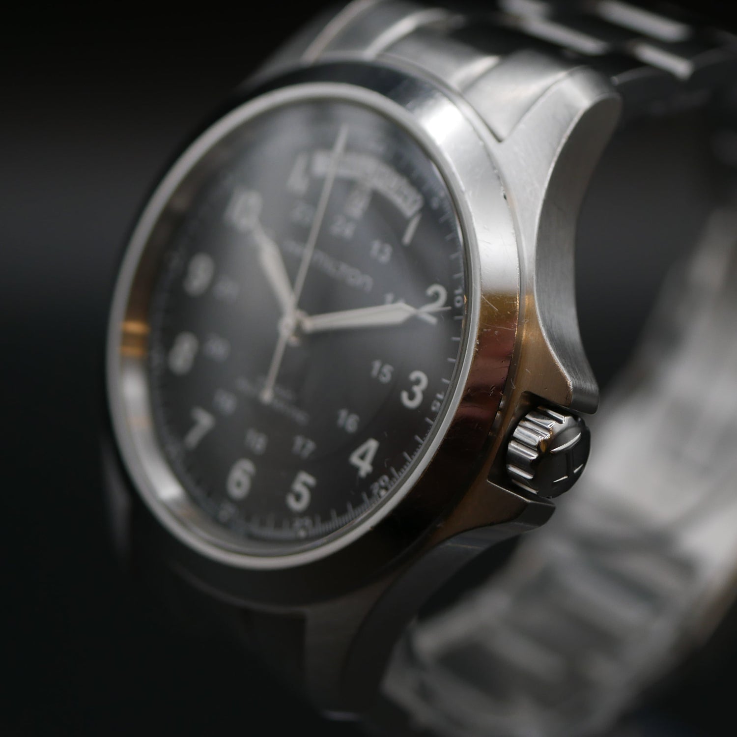 HAMILTON KHAKI KING DAY DATE