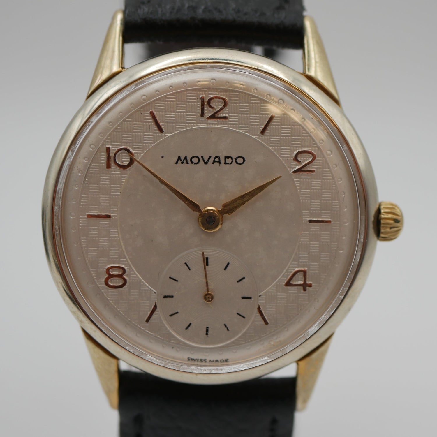 MOVADO CARICA MANUALE QUADRANTE A NIDO D'APE