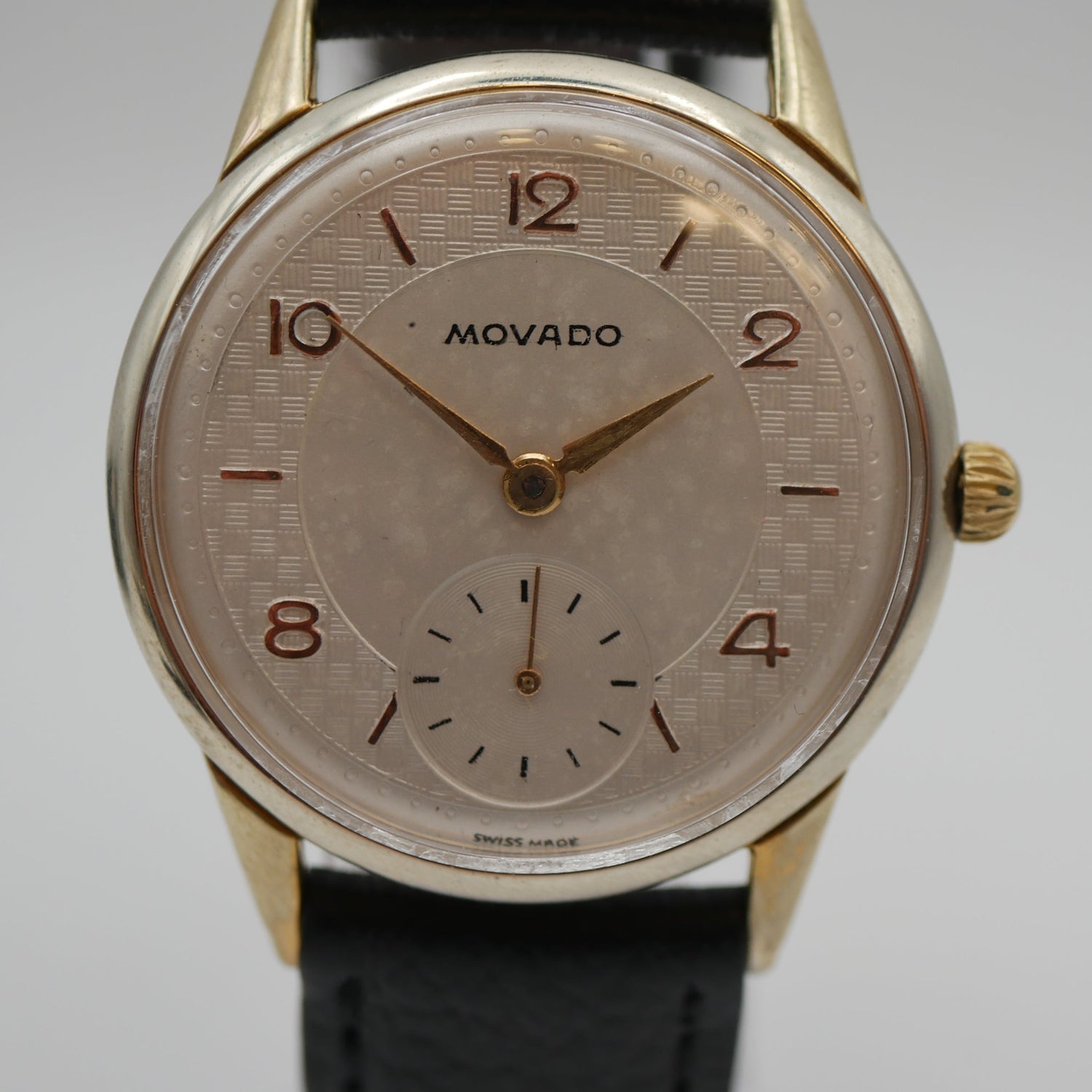 MOVADO CARICA MANUALE QUADRANTE A NIDO D'APE