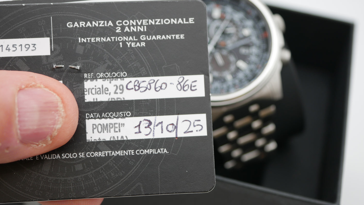 CITIZEN CRONO PILOT RADIOCONTROLLATO