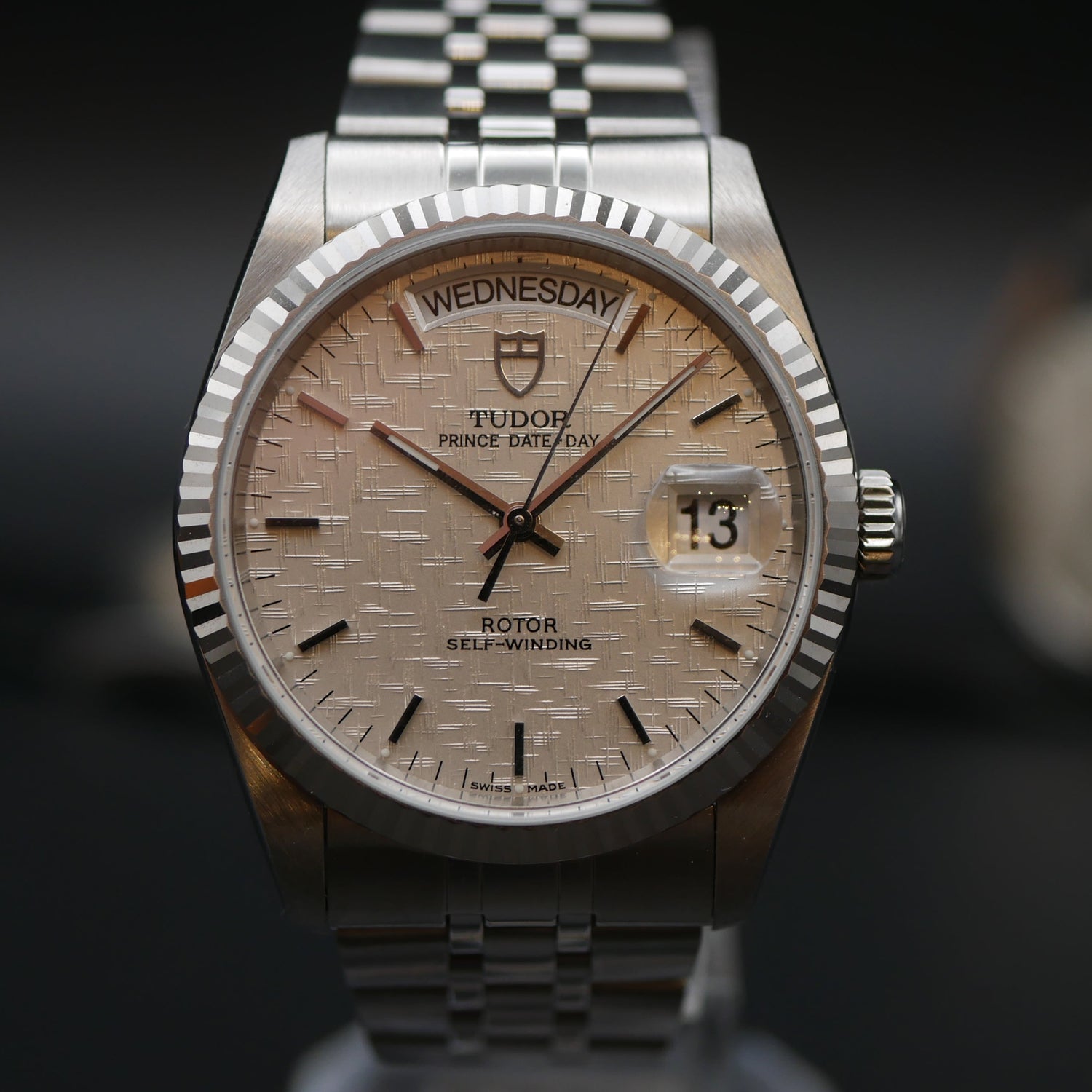 TUDOR PRINCE DAY+DATE 76214 "CORTECCIA"