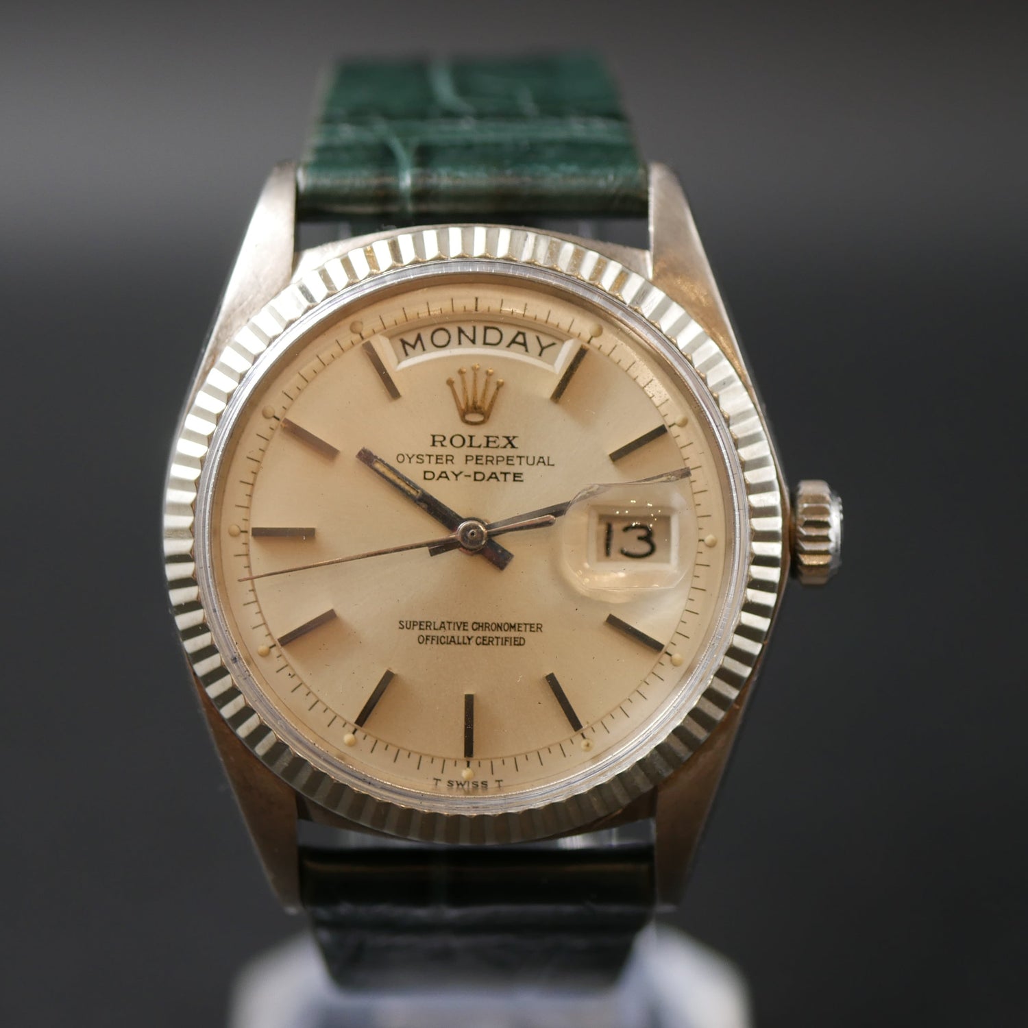 ROLEX DAY DATE 1803 "ORO BIANCO" PIE PAN