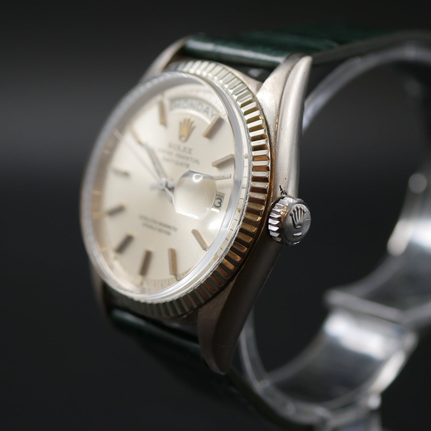 ROLEX DAY DATE 1803 "ORO BIANCO" PIE PAN