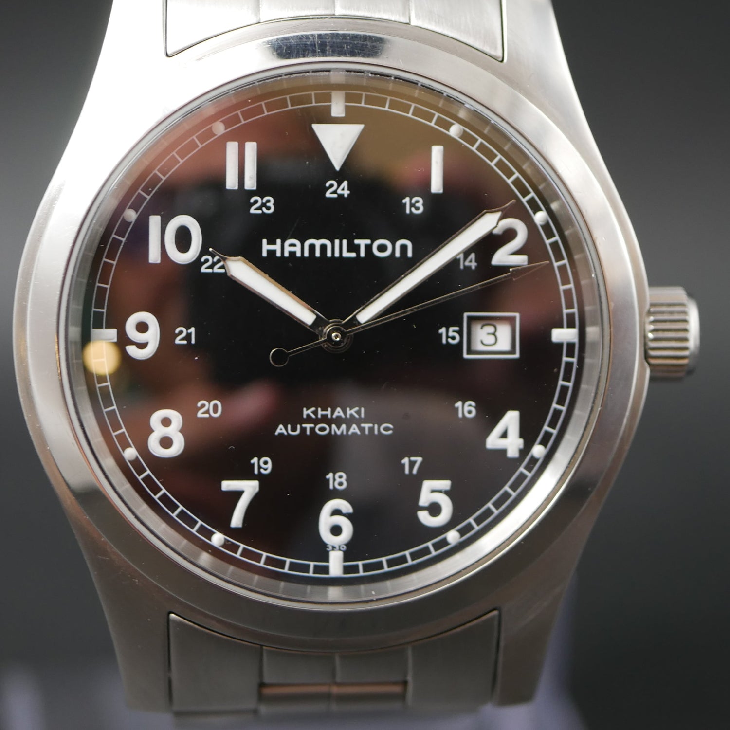 HAMILTON KHAKI FILED 40mm FULL SET