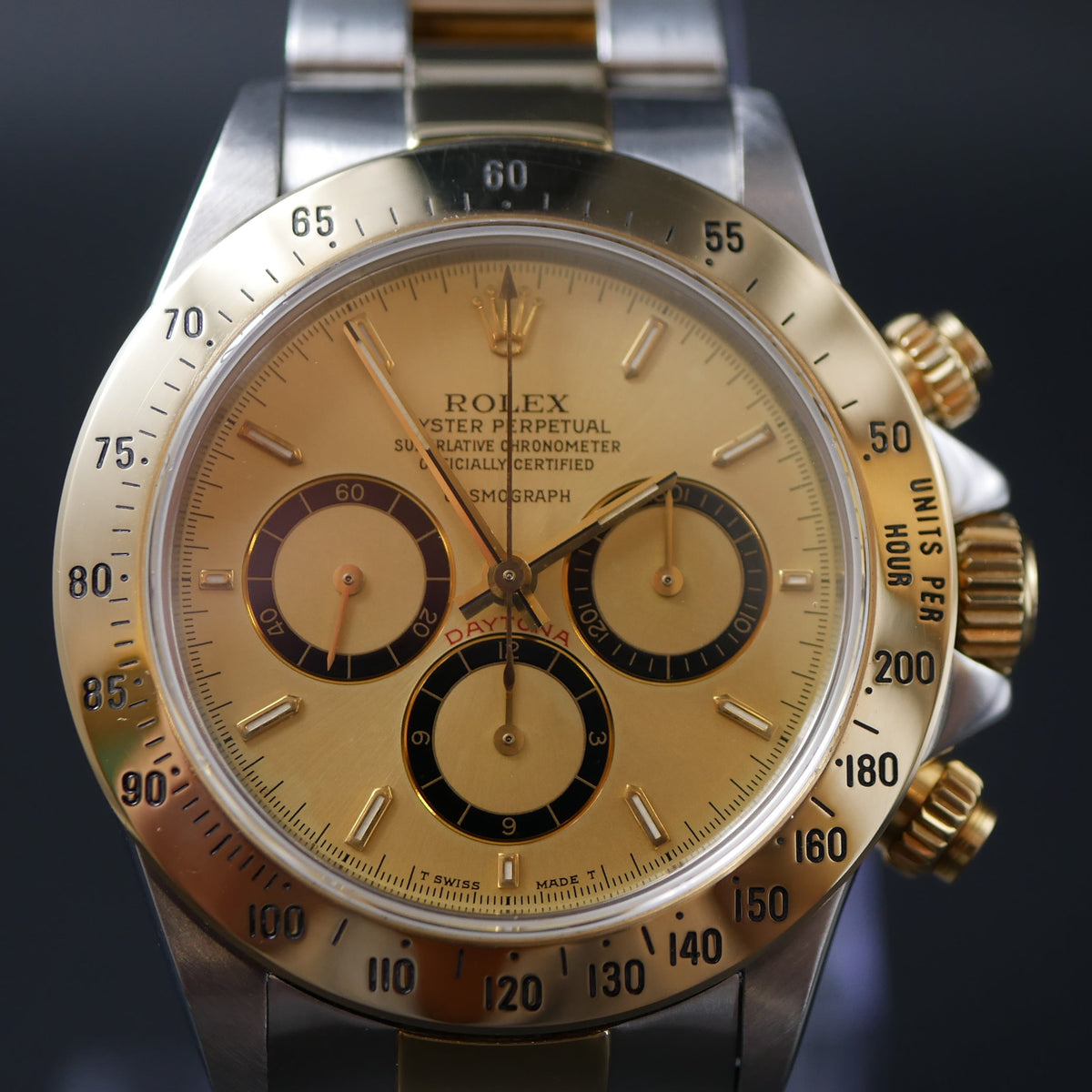 ROLEX DAYTONA 16523 "FLOATING DIAL" 6 ROVESCIO Seriale L Lunetta 200