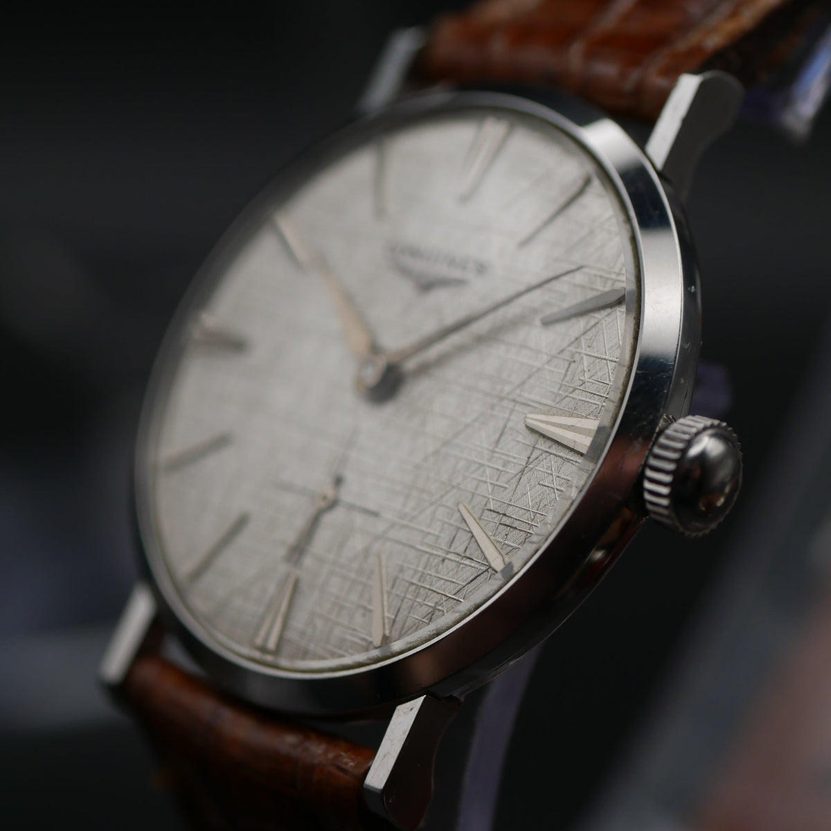 LONGINES CARICA MANUALE "LINEN DIAL"